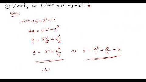 Identifying a Quadric Surface