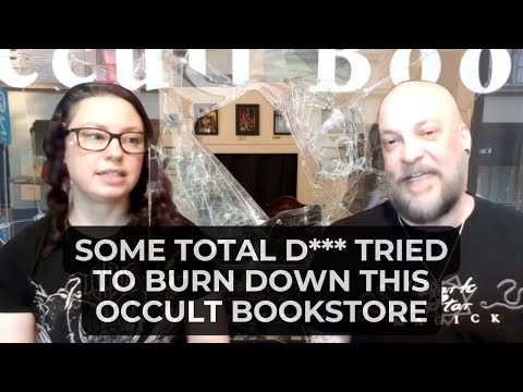 🚨 Some Total D*** Tried to Burn Down the Dark Star Magick Bookstore in Portland....!