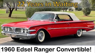 1960 Edsel Ranger Convertible. Rare  1 of 76 Built. Restoration Completed by Steve Schultz