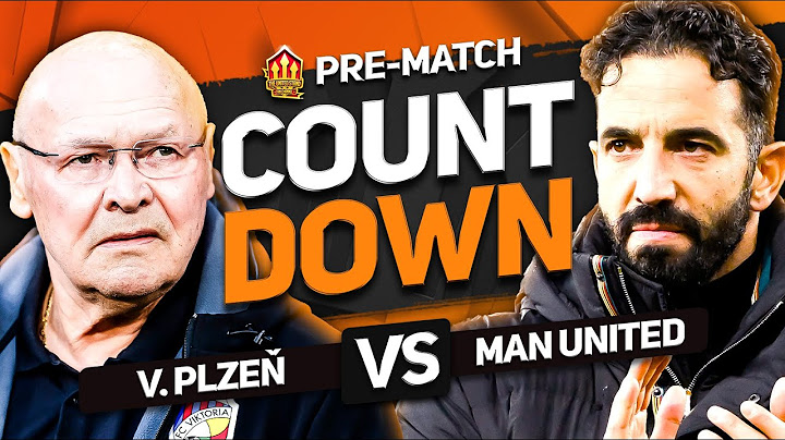 VIKTORIA PLZEN vs MANCHESTER UNITED! Countdown To Kick Off!