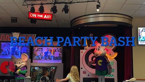 Chuck E. Cheese Avon Indiana beach party bash
