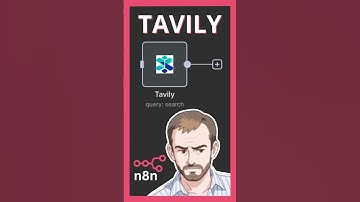 n8n Tutorial: How to Use Tavily with n8n #aiautomation #automation #n8n