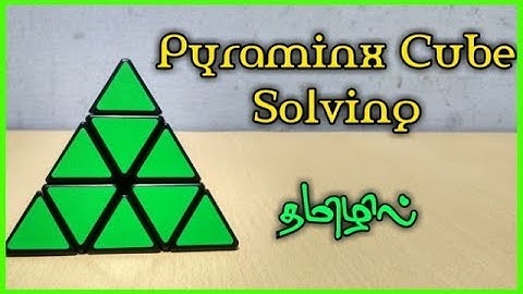 How to Solve Pyraminx Cube  in Tamil/ Beginners Method/CUBER TAMIL