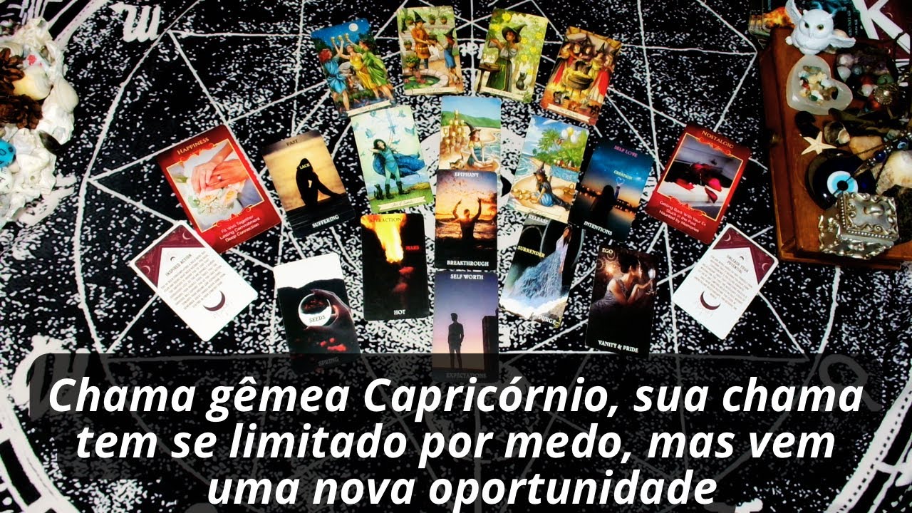 Chama gêmea Capricórnio, sua chama tem se limitado por medo, mas vem uma nova oportunidade