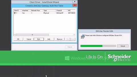 Installing BACnet Windows Driver for PowerSCADA Expert | Schneider Electric Support