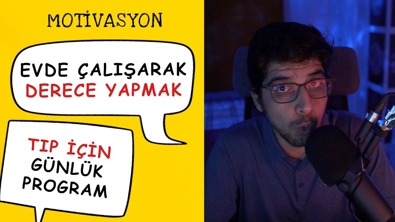 TIP İÇİN SAVAŞ! Evde Çalışarak Derece Yapmak