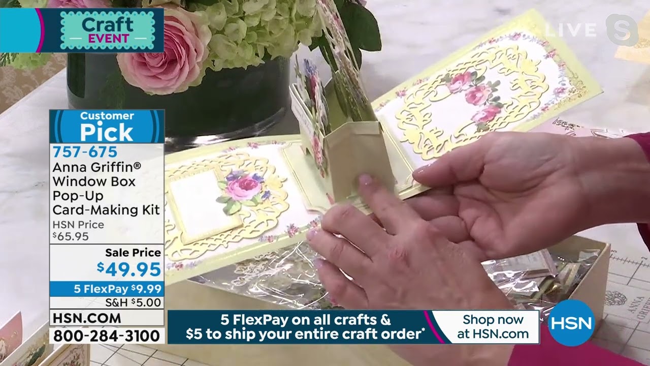 Anna Griffin Window Box PopUp CardMaking Kit