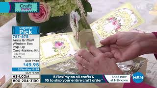 Anna Griffin Window Box PopUp CardMaking Kit
