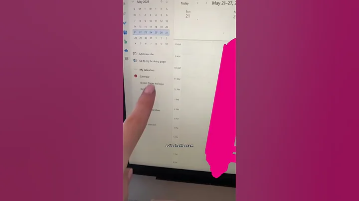 Outlook calendar tip #hackyourhr #shorts #corporate #work