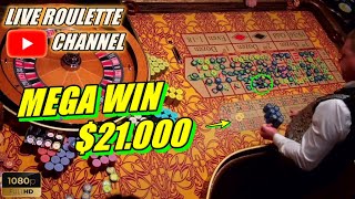 🔴LIVE ROULETTE | 💰 MEGA WIN 💲21.000 In Las Vegas Casino 🎰 $100 Chips Bets Exclusive ✅ 2024-03-30
