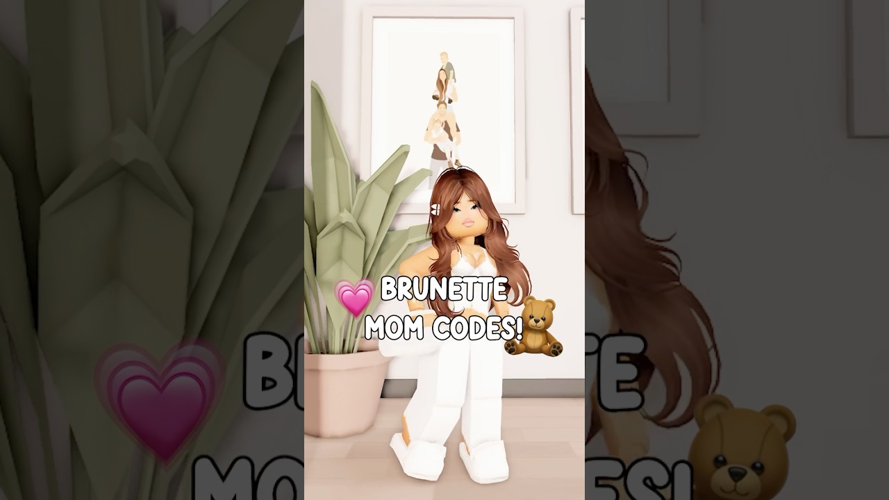 BRUNETTE MOM FAMILY DECAL CODES For Berry Avenue! 🍓🐻 #berryave #berryavenue #berryavenuecodes