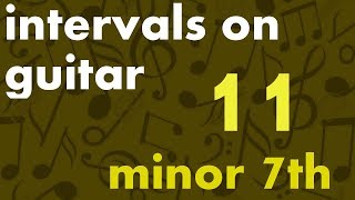 Train Your Ear Intervals on Guitar 1115 Minor 7th