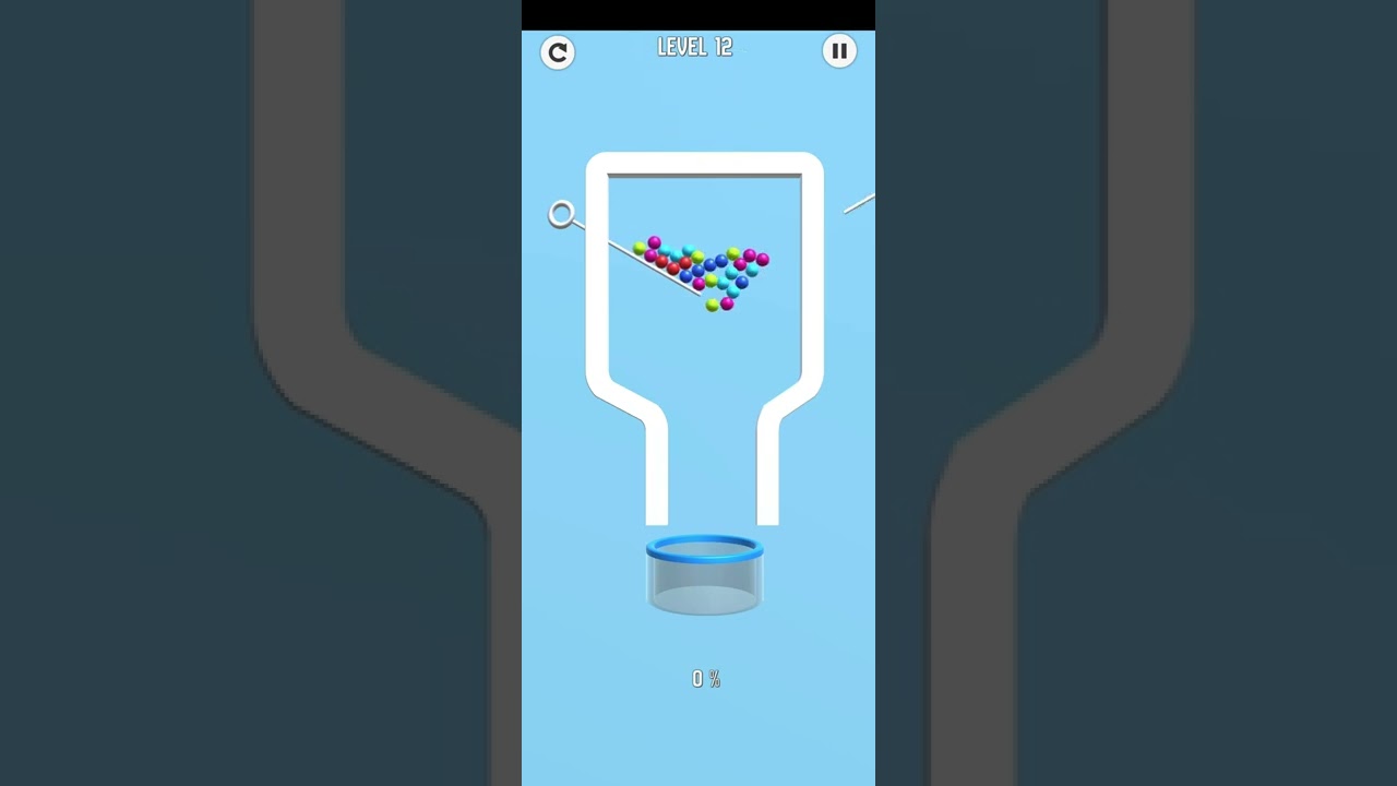 Pin Pull Ball Rescue  - All Levels Gameplay New UPdate Android,ios  Shorts # 12