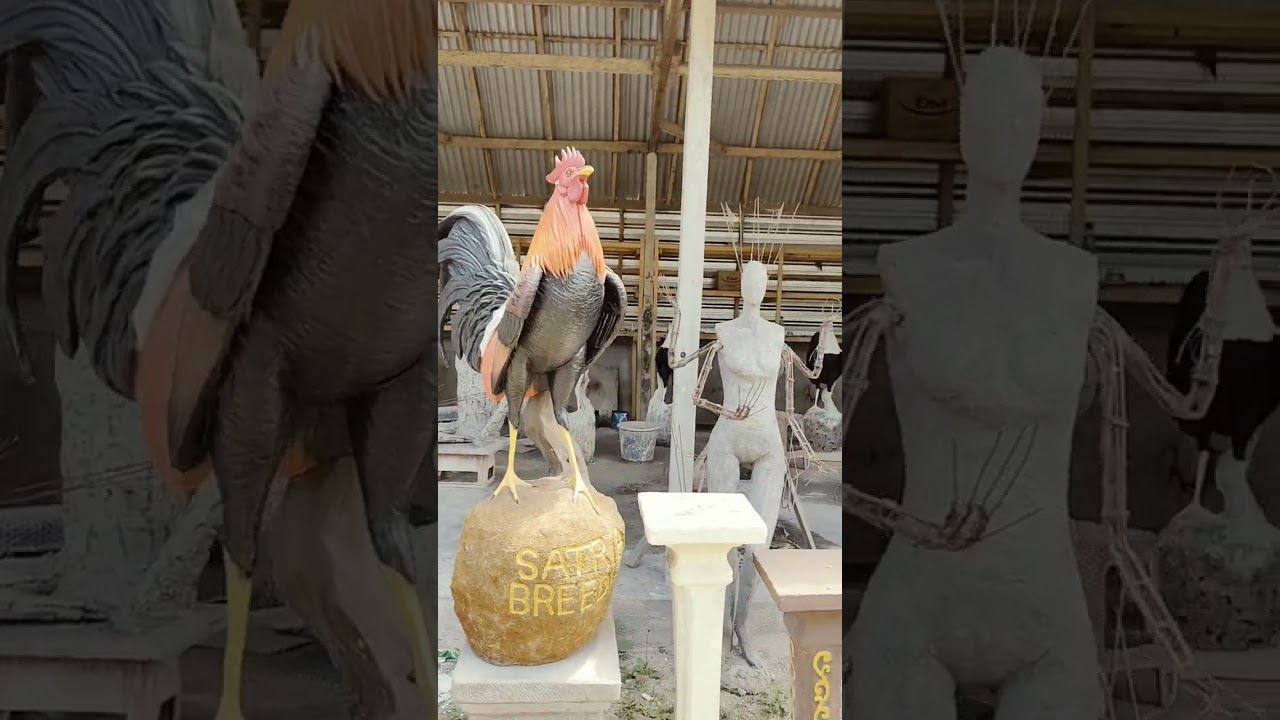 Patung Ayam Keren