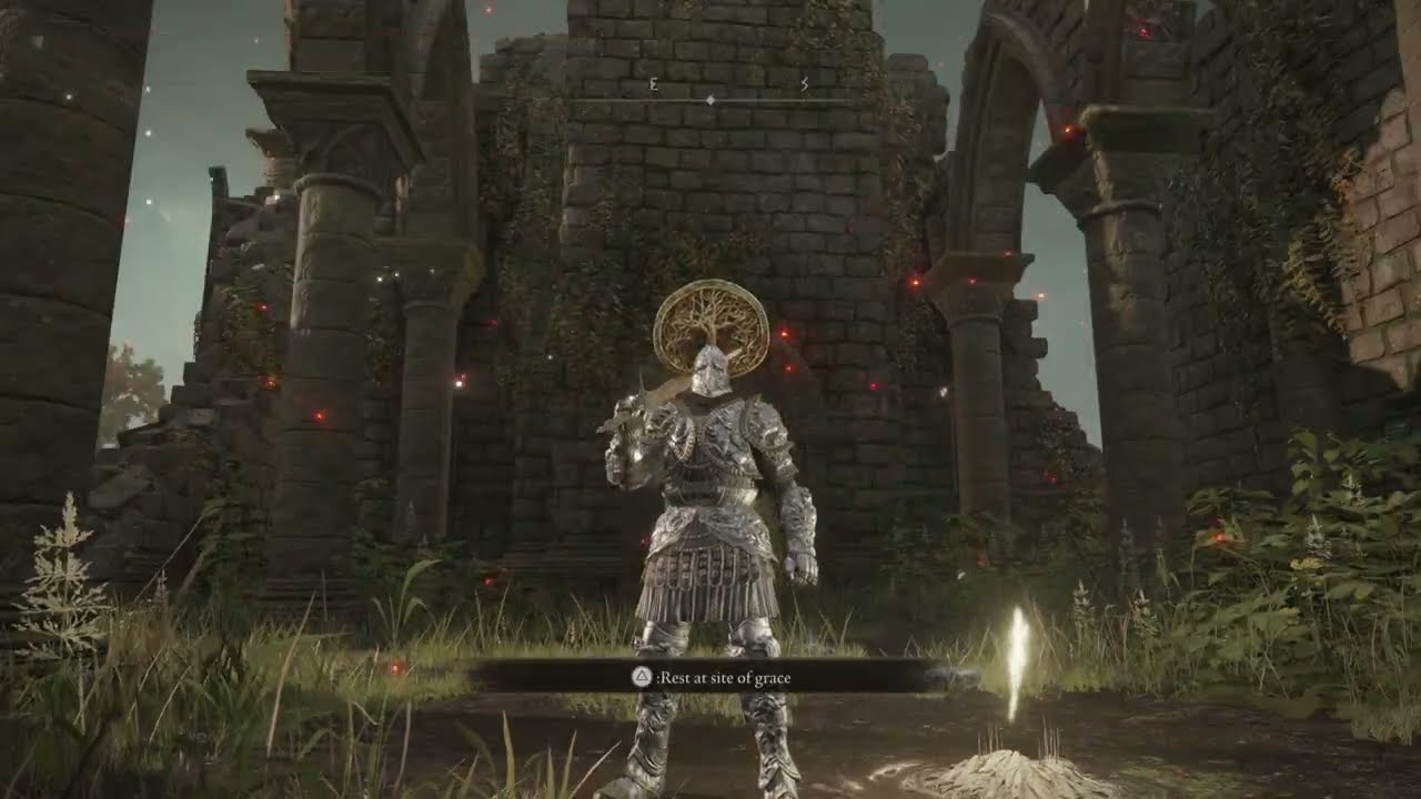 Elden Ring - Royal Knight Helm with Beast Champion Altered Armor Set Gameplay Appearance Playstation