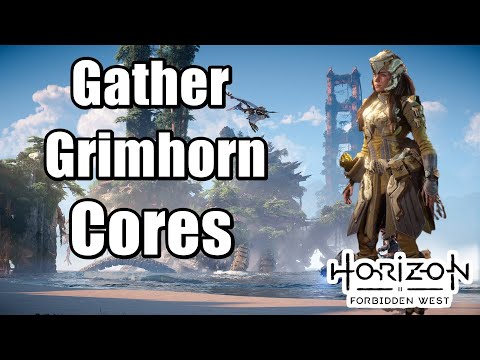 Horizon Forbidden West Kill the Machines - Gather Grimhorn Cores