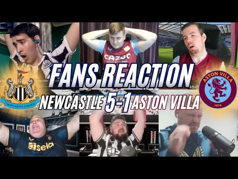 ASTON VILLA FANS REACTION TO CRUSHING 5-1 OPENING DEFEAT TO NEWCASTLE