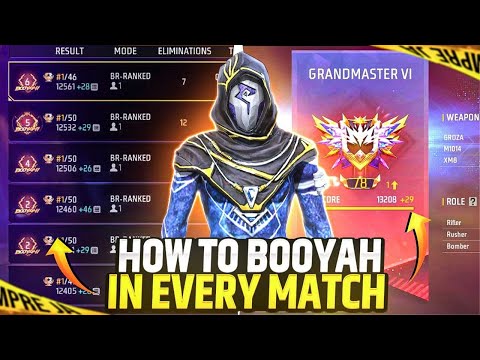 How To Get Booyah In Every Match ✅ 