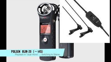 Zoom H1 Testing w/various Lavalier Mics