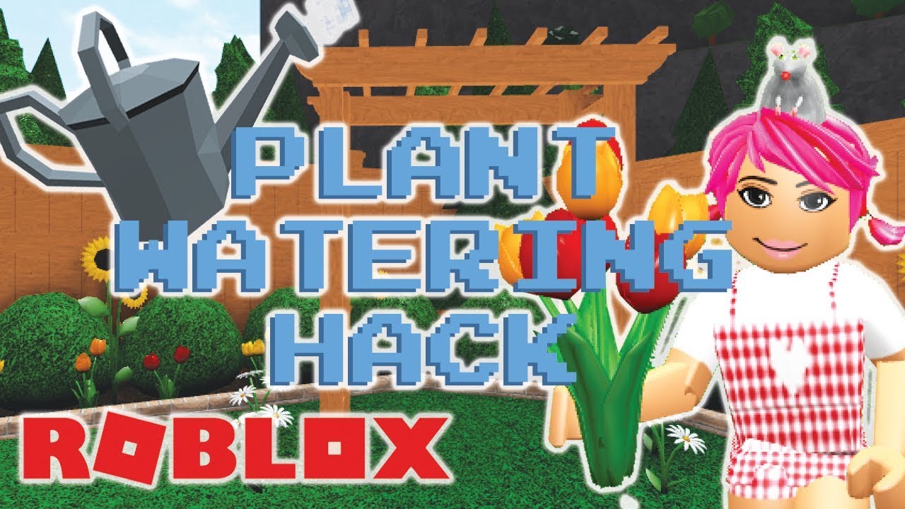 Bloxburg Plant Watering Hack Water All Of Your Plants In Under A
