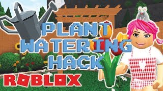 BLOXBURG PLANT WATERING HACK? (Water All of Your Plants in Under a Minute :O!)| Welcome to Bloxburg