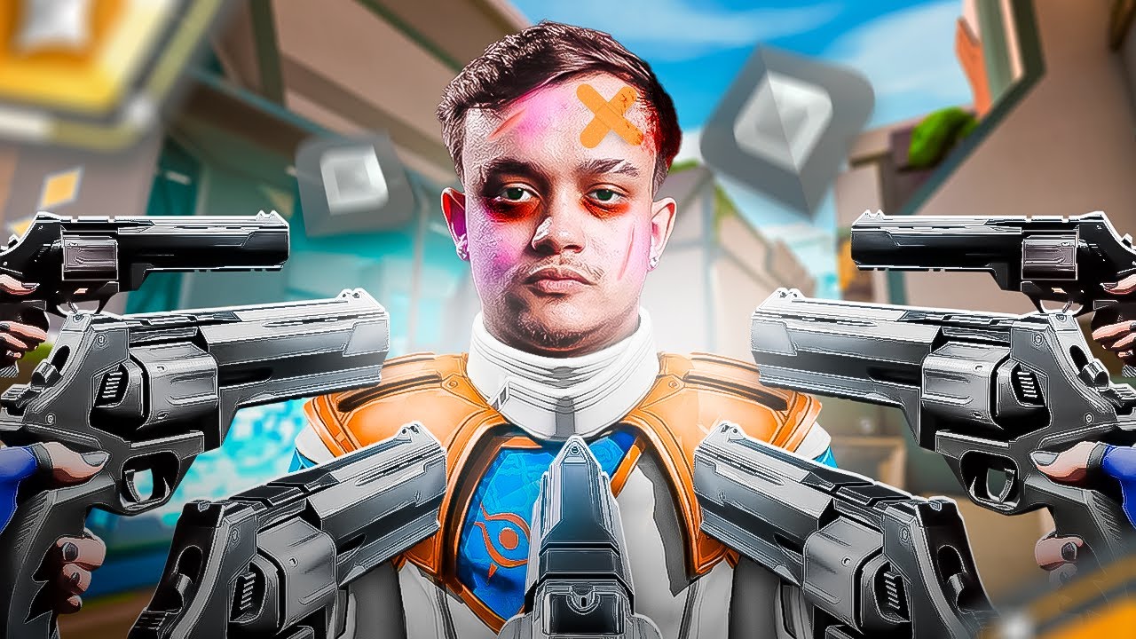 1 PRO PLAYER VS 9 PRATAS NO VALORANT!