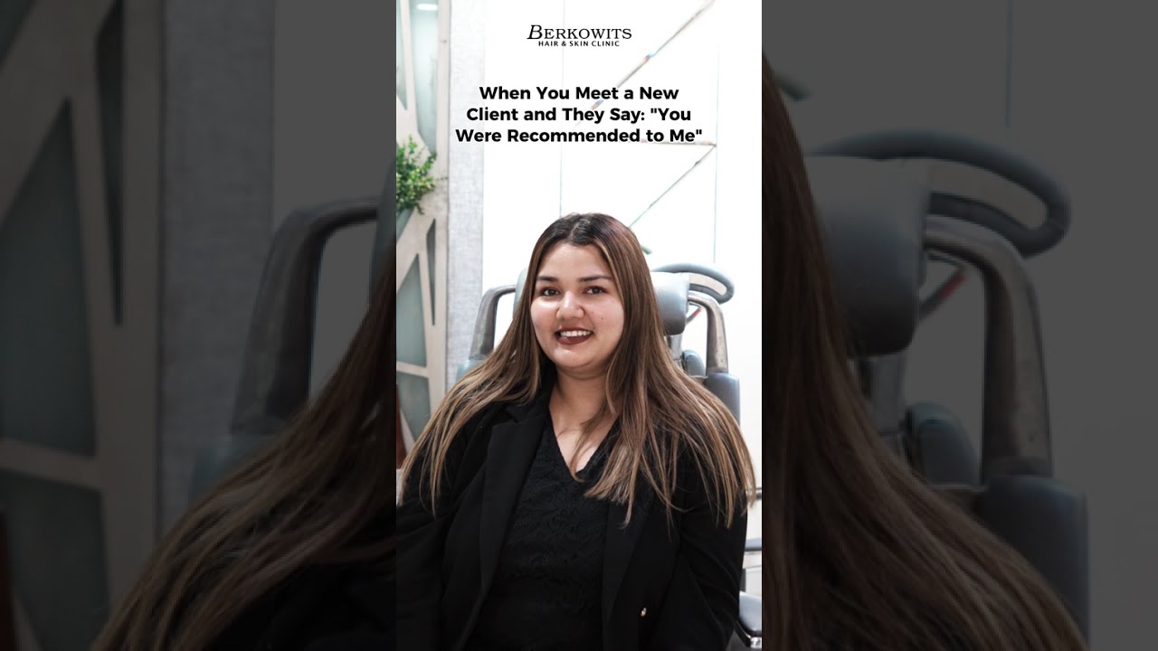 When your “recommended to me” turns into a new client sitting in your chair 😂🤝