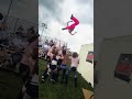 He Jumped Off A Shipping Container! #shorts #wrestlingrevolver