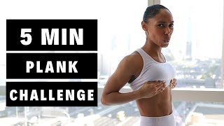 5 minute plank exercise challenge | toned abs screenshot 2