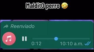Nota de voz - mardito perro el diablo