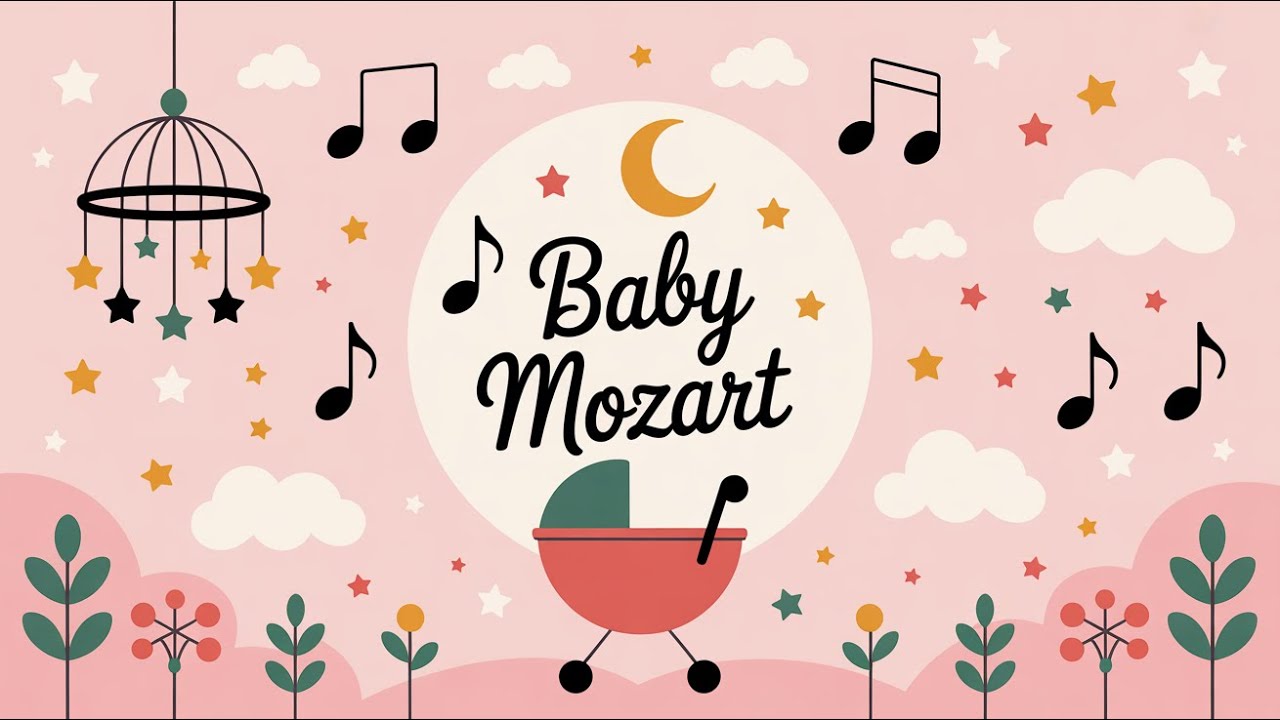 Baby Mozart Lullaby 🎼 Proven to Calm Fussy Babies