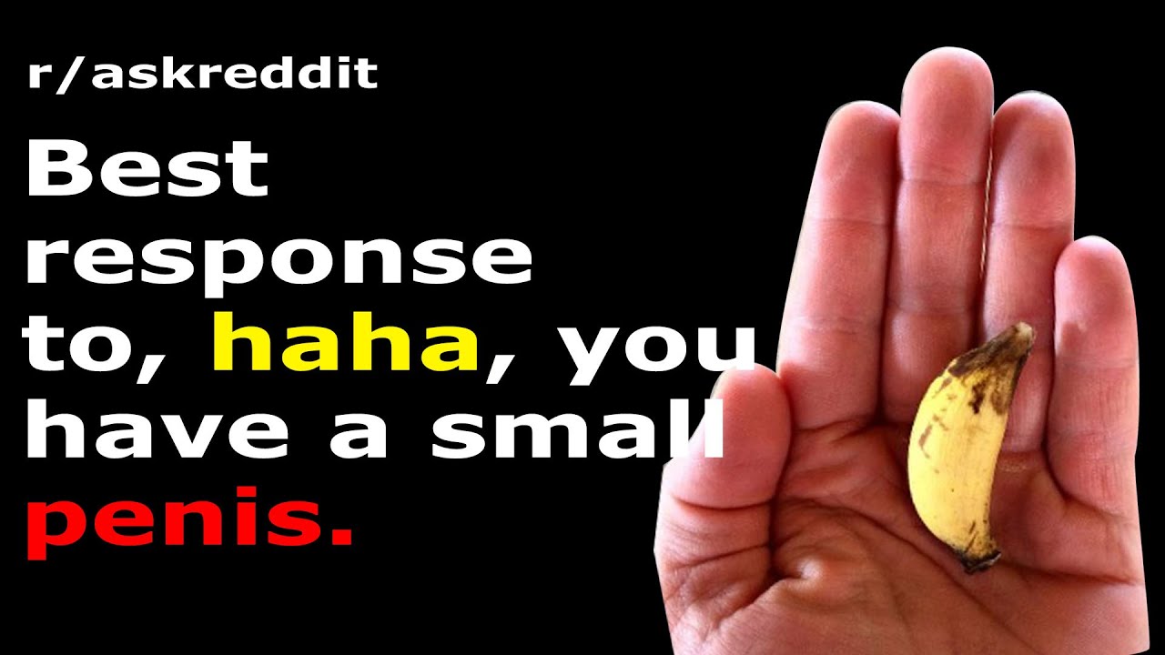 Hilarious Responses to 'You Have a Small Penis': A Reddit Compilation