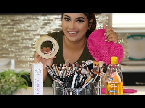 Video: Cómo secar las brochas de maquillaje: 7 pasos (con imágenes)