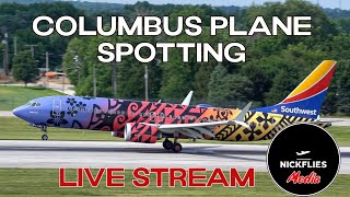 COLUMBUS JOHN GLENN INTERNATIONAL AIRPORT PLANE SPOTTING LIVE STREAM JUNE 2, 2024