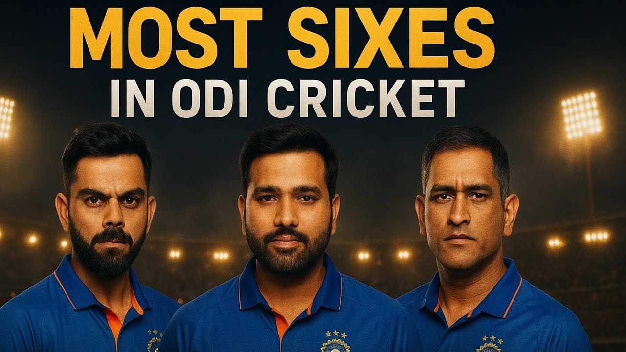 Top 10 Indian Batsmen with Most Sixes in ODI Cricket! 🔥 - YouTube