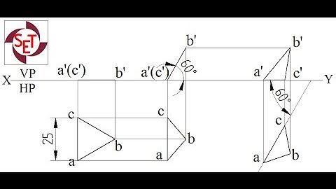 Triangular lamina : Projection using Solid Edge