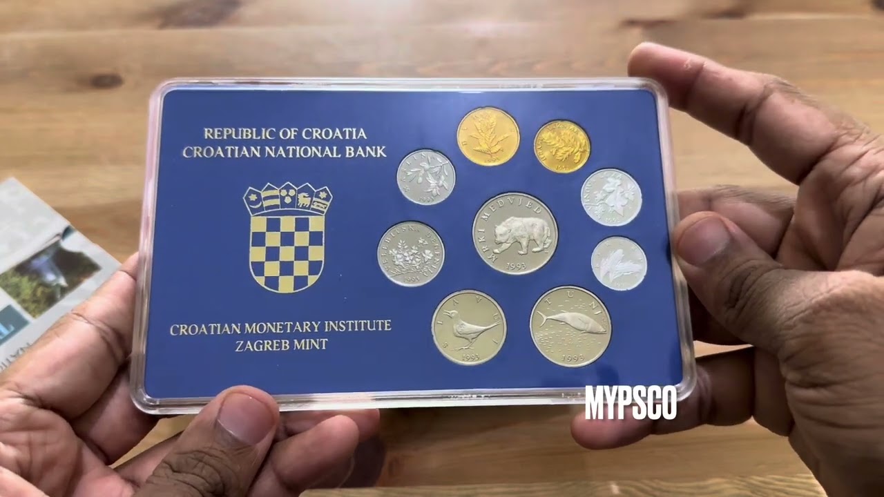 CROATIA | Coin folders | Rolls | Full set | 1993