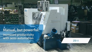 A Manual Lathe for Mass Production. Meet the High-Efficiency 2SI-8 - Shimada Machine Tool Drives