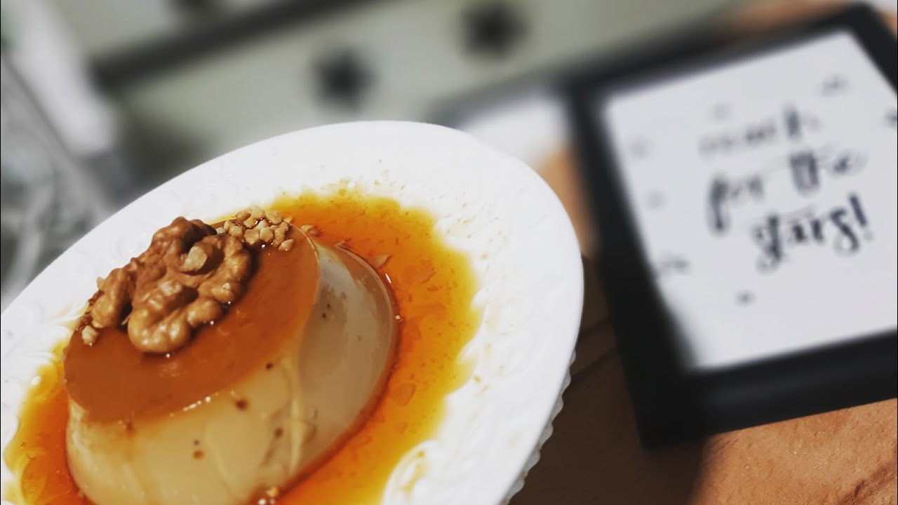 كريم كراميل هائل بالقهوة بدون فرن، بدون نشا، بدون فلان وجديه و غير يبرد قدميهCrème caramel au café