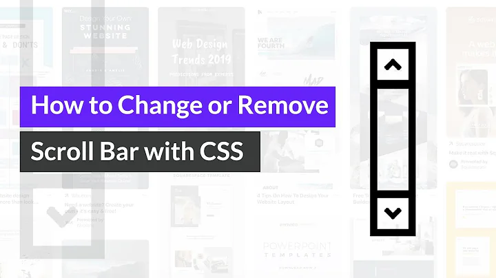 CSS: How to Hide or Change Scroll Bar (EASY)