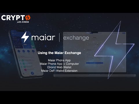 Using the Maiar Exchange-Maiar App Only | Maiar App+Computer | Elrond Web Wallet | Maiar DeFi Wallet