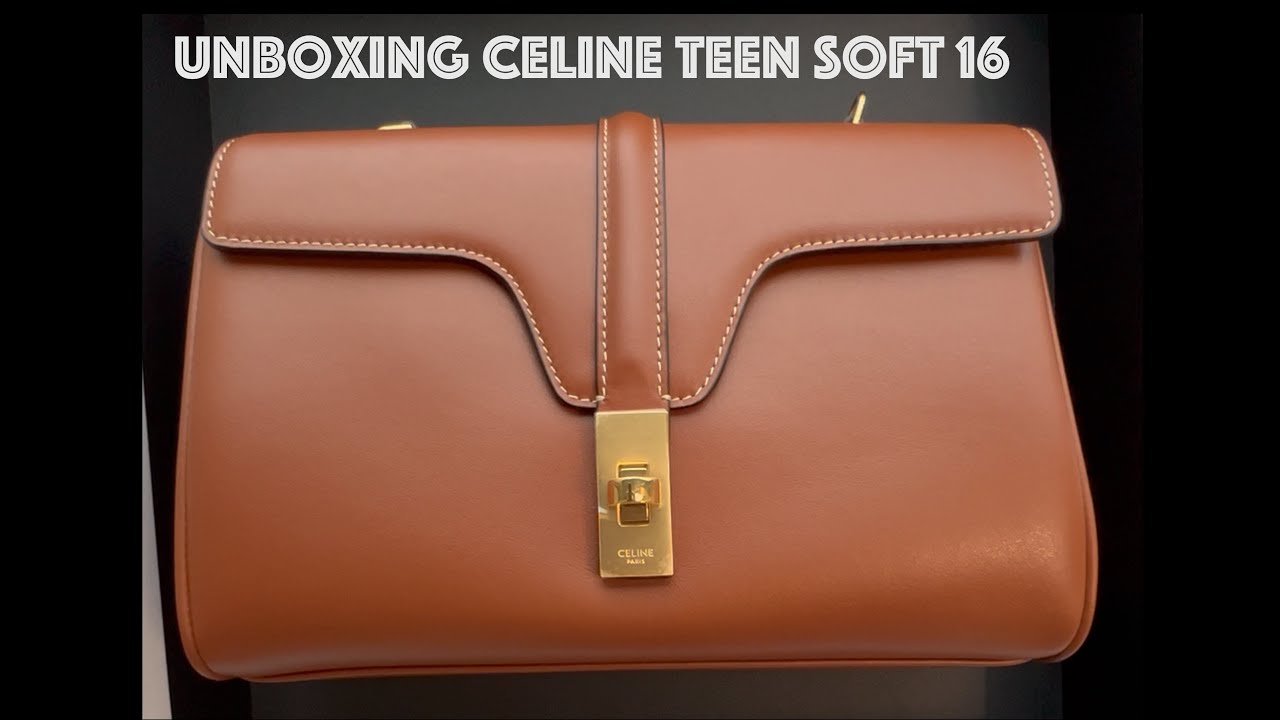 Celine Teen Soft 16 Unboxing and What Fits - YouTube