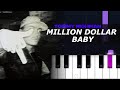 Tommy richman  million dollar baby piano tutorial