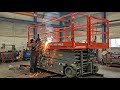 How 10M hydraulic mobiles Scissor Lift Platform are Made |