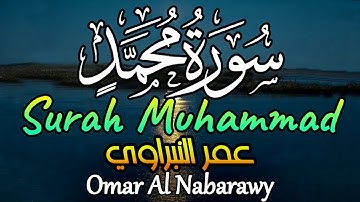سورة محمد |عمر النبراوي |تلاوة هادئة
