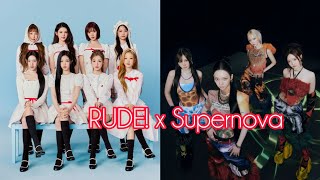 Hearts2Hearts x aespa - RUDE! x Supernova (Mashup by McCall)