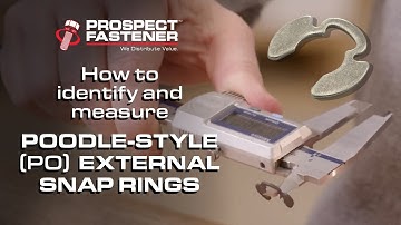 How to Measure Poodle-Style (PO) Retaining Rings (2025)