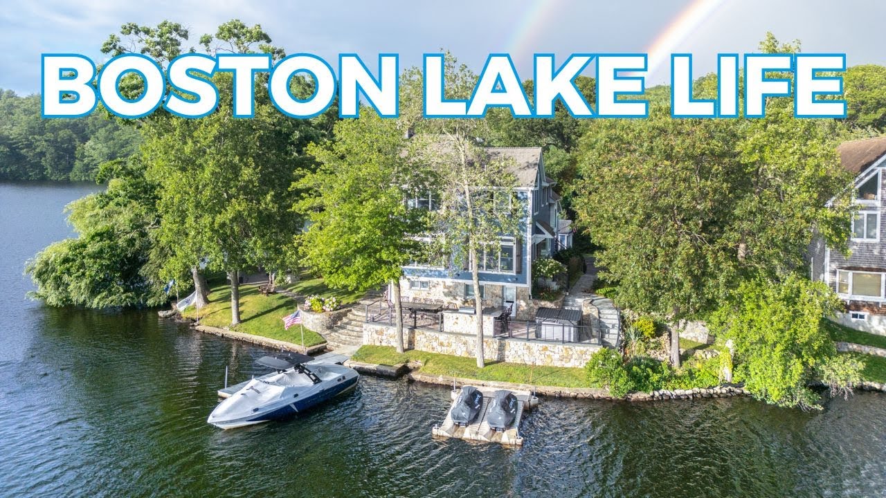 Want a STUNNING Lakefront Home Near Boston MA? Watch This Now