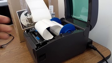 Accuware Label Printer set up, unpacking