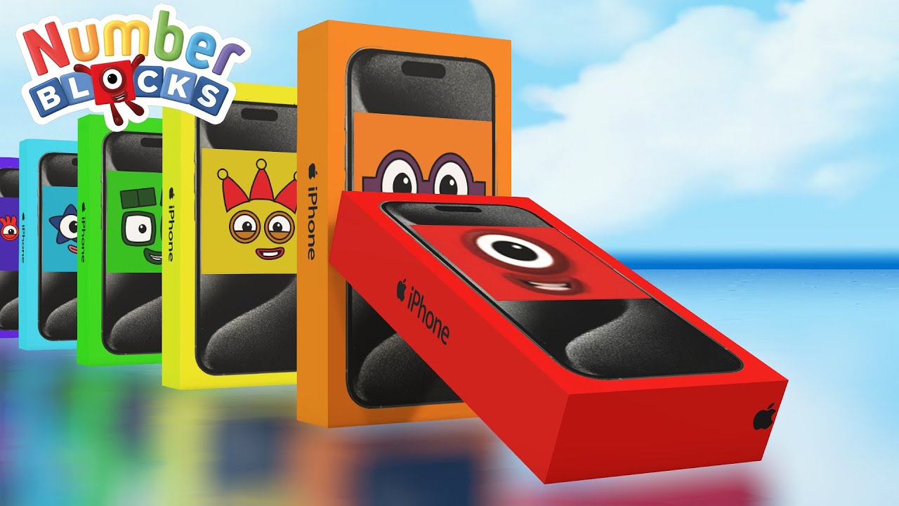 Counting Numberblocks on DusBox iPhone | Learn Numbers 1 to 100 for ...